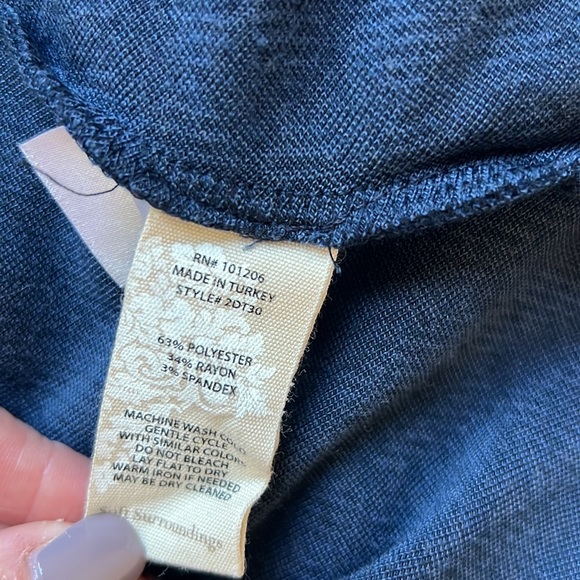 Soft Surrounding flannel button up shirt - Picture 6 of 8